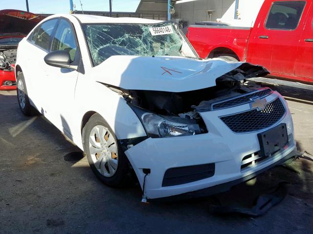 1G1PC5SHXC7327385 - 2012 CHEVROLET CRUZE LS WHITE photo 1