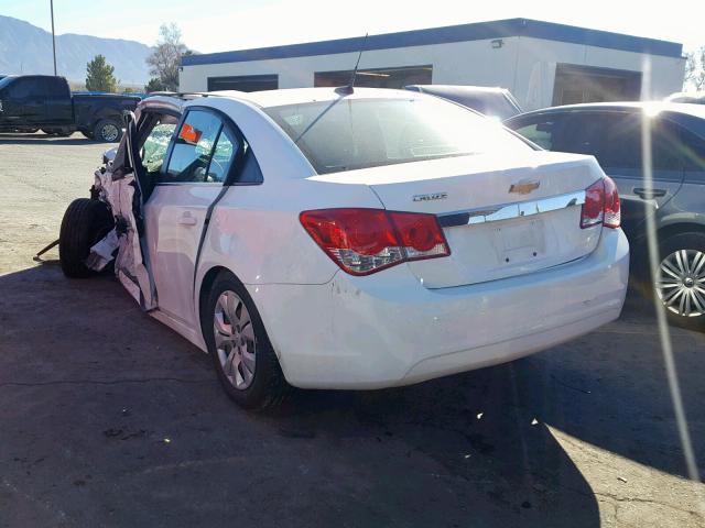 1G1PC5SHXC7327385 - 2012 CHEVROLET CRUZE LS WHITE photo 3