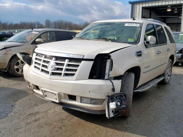 1GYFK43539R116900 - 2009 CADILLAC ESCALADE H WHITE photo 2