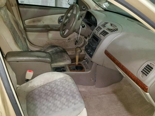 1G1ZT54834F123640 - 2004 CHEVROLET MALIBU LS TAN photo 5