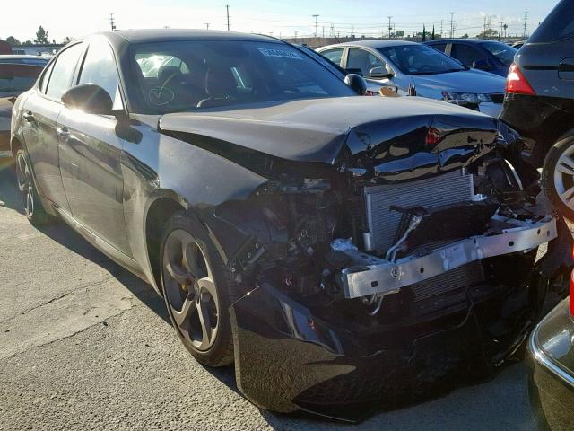 ZARFAEBN8J7589441 - 2018 ALFA ROMEO GIULIA BLACK photo 1