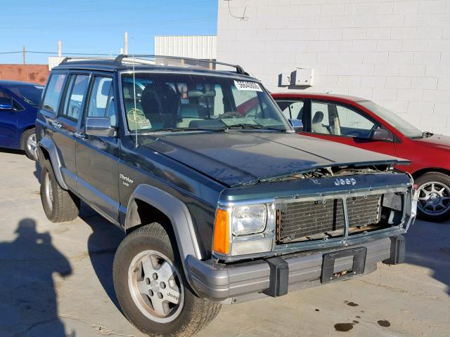 1J4FT58S2NL248139 - 1992 JEEP CHEROKEE L GREEN photo 1