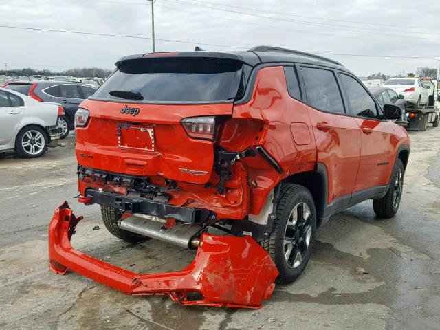 3C4NJDDB9JT281886 - 2018 JEEP COMPASS TR ORANGE photo 4