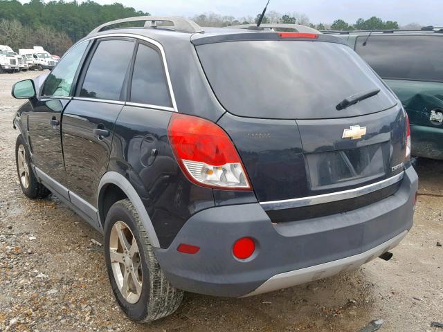 3GNAL2EK2CS552461 - 2012 CHEVROLET CAPTIVA SP BLACK photo 3