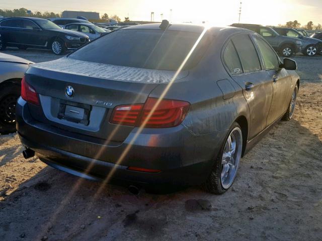 WBAFR7C54BC607145 - 2011 BMW 535 I CHARCOAL photo 4