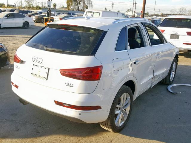 WA1EFCFS4GR008696 - 2016 AUDI Q3 PREMIUM WHITE photo 4