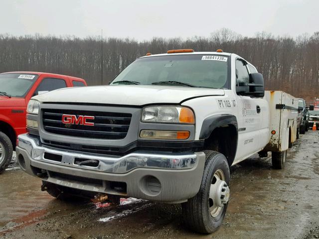 1GDJK39U87E146208 - 2007 GMC NEW SIERRA WHITE photo 2