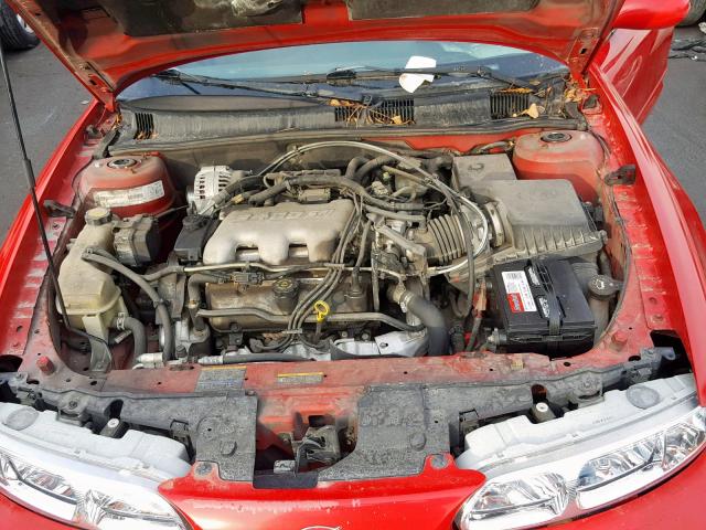 1G3NL52E42C188672 - 2002 OLDSMOBILE ALERO GL RED photo 7