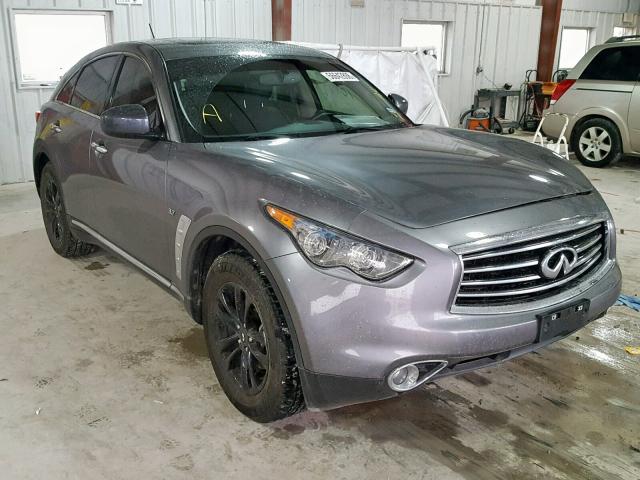 JN8CS1MU7FM381488 - 2015 INFINITI QX70 CHARCOAL photo 1