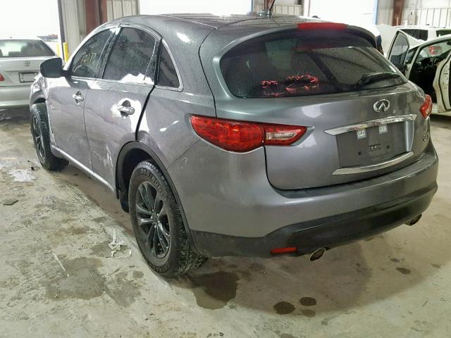 JN8CS1MU7FM381488 - 2015 INFINITI QX70 CHARCOAL photo 3