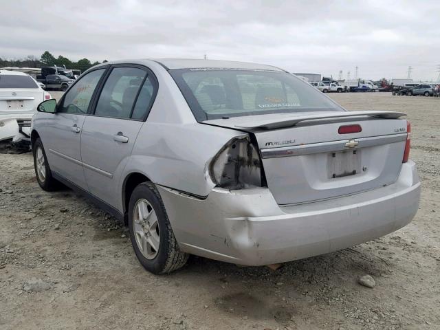 1G1ZT52845F278847 - 2005 CHEVROLET MALIBU LS 银色 照片 3