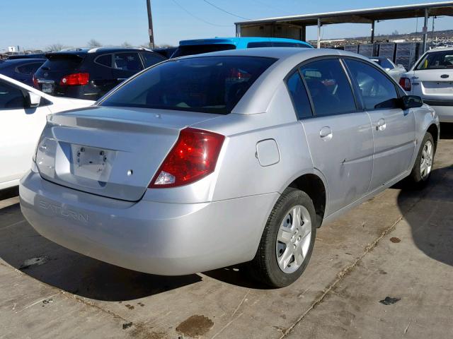 1G8AJ55F36Z200137 - 2006 SATURN ION LEVEL SILVER photo 4