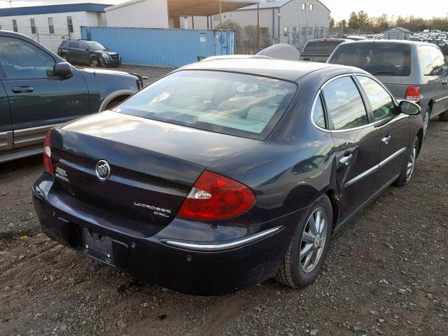 2G4WD562551344368 - 2005 BUICK LACROSSE C BLACK photo 4