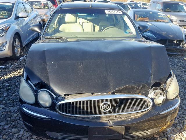 2G4WD562551344368 - 2005 BUICK LACROSSE C BLACK photo 7