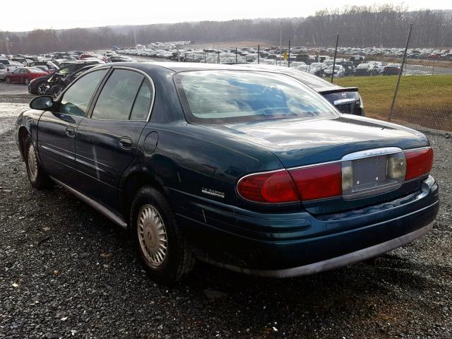 1G4HR54K2YU349937 - 2000 BUICK LESABRE LI GREEN photo 3