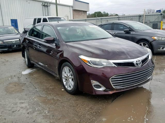 4T1BK1EB3DU021955 - 2013 TOYOTA AVALON BAS BURGUNDY photo 1