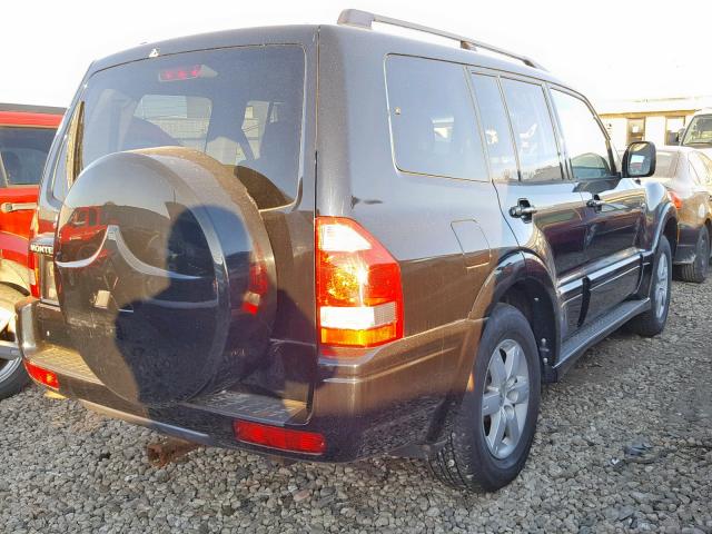 JA4MW51S55J004733 - 2005 MITSUBISHI MONTERO LI BLACK photo 4