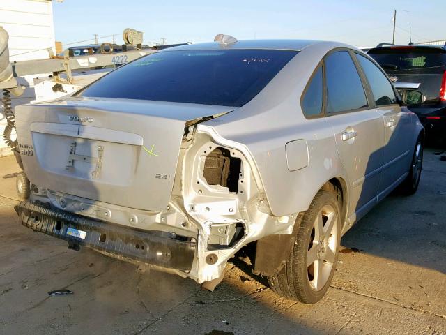 YV1MS382182350105 - 2008 VOLVO S40 2.4I SILVER photo 4