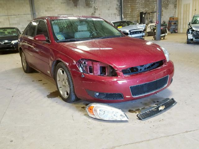 2G1WD58C989214554 - 2008 CHEVROLET IMPALA SUP MAROON photo 1