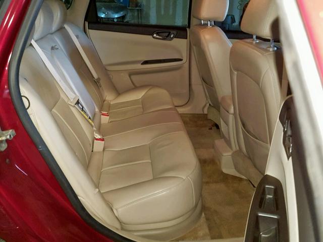 2G1WD58C989214554 - 2008 CHEVROLET IMPALA SUP MAROON photo 6