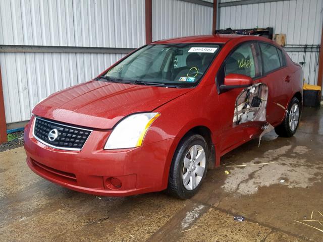 3N1AB61E98L651754 - 2008 NISSAN SENTRA 2.0 RED photo 2