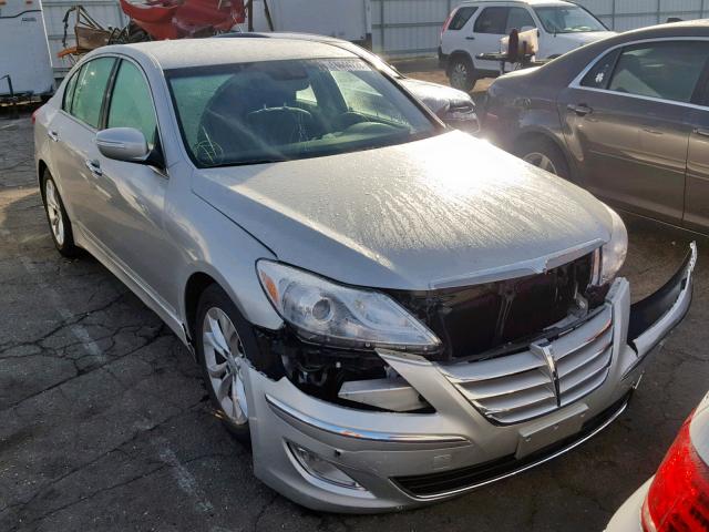 KMHGC4DD2DU257956 - 2013 HYUNDAI GENESIS 3. SILVER photo 1