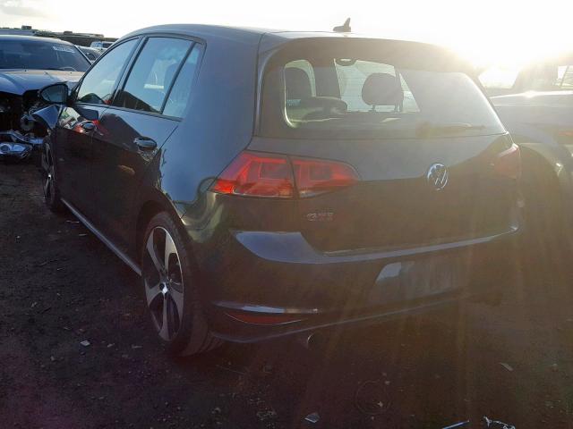 3VW547AU8GM050895 - 2016 VOLKSWAGEN GTI S/SE CHARCOAL photo 3