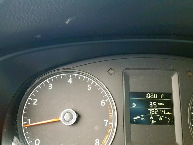 3VW2K7AJ3DM453046 - 2013 VOLKSWAGEN JETTA BASE Սև լուսանկար 8