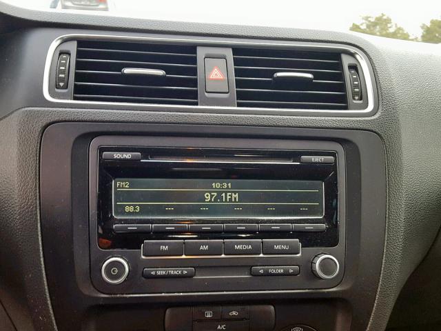 3VW2K7AJ3DM453046 - 2013 VOLKSWAGEN JETTA BASE Սև լուսանկար 9