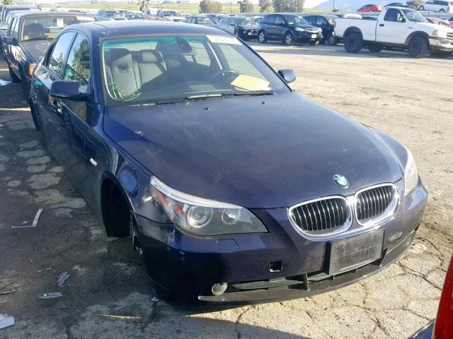 WBANA53515B855578 - 2005 BMW 525 I BLUE photo 1