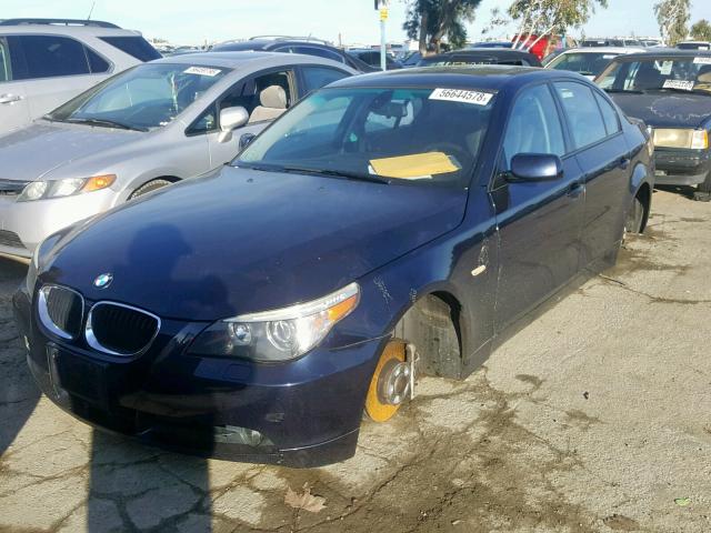 WBANA53515B855578 - 2005 BMW 525 I BLUE photo 2