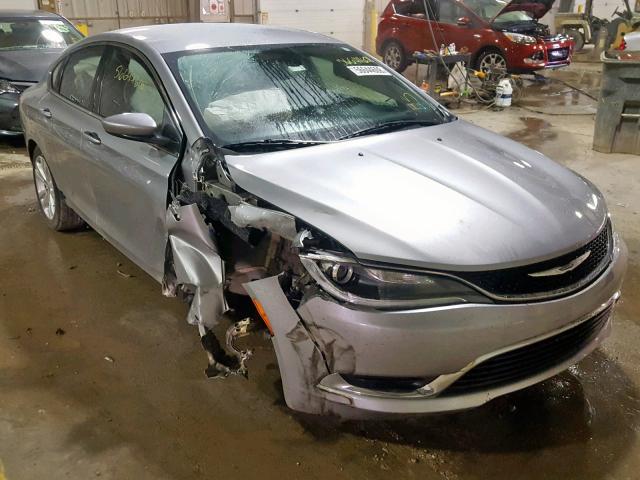 1C3CCCAB7FN645766 - 2015 CHRYSLER 200 LIMITE SILVER photo 1