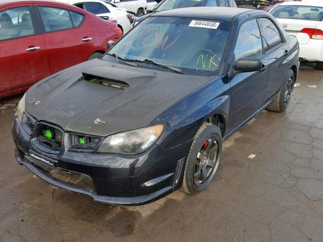 JF1GD79686G522609 - 2006 SUBARU IMPREZA WR BLACK photo 2