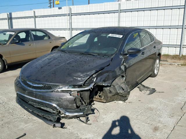 1C3CCCAB7FN659408 - 2015 CHRYSLER 200 LIMITE GRAY photo 2