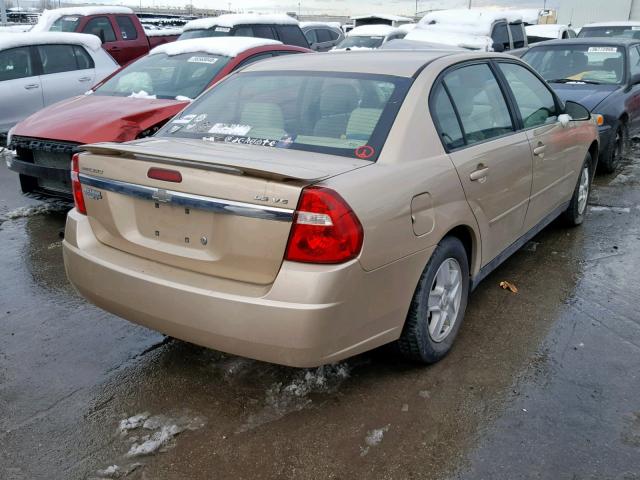 1G1ZT54854F156736 - 2004 CHEVROLET MALIBU LS 米色 照片 4