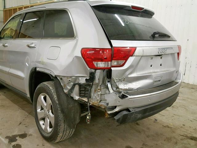 1J4RR5GG9BC546658 - 2011 JEEP GRAND CHER SILVER photo 9