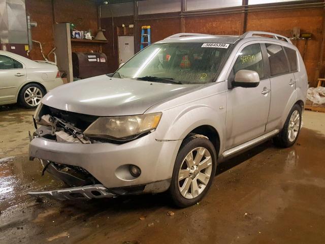 JA4LT31W39Z003437 - 2009 MITSUBISHI OUTLANDER SILVER photo 2