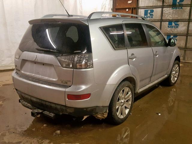 JA4LT31W39Z003437 - 2009 MITSUBISHI OUTLANDER SILVER photo 4