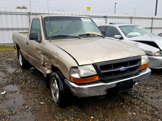 1FTYR10C3XUA03910 - 1999 FORD RANGER GOLD photo 1