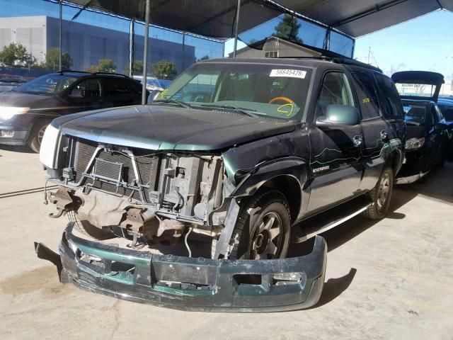 1GYEK63N02R109254 - 2002 CADILLAC ESCALADE L GREEN photo 2