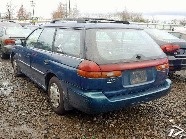 4S3BK4254W7300806 - 1998 SUBARU LEGACY BRI GREEN photo 3