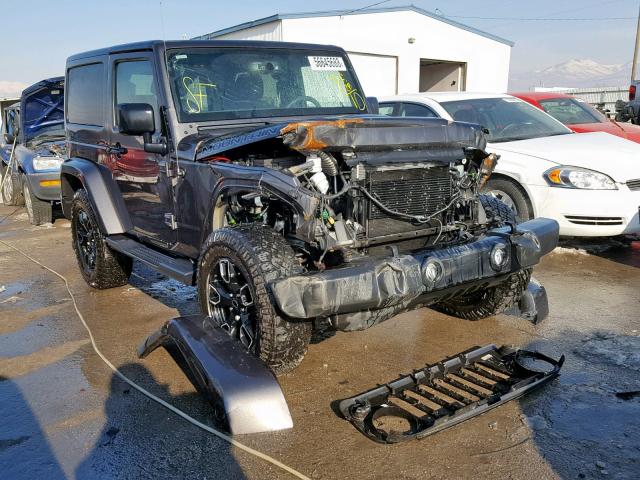 1C4AJWBG0HL653730 - 2017 JEEP WRANGLER S GRAY photo 1