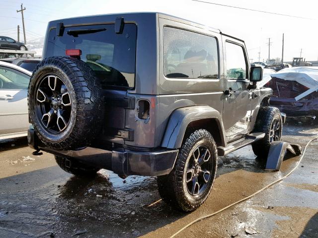 1C4AJWBG0HL653730 - 2017 JEEP WRANGLER S GRAY photo 4