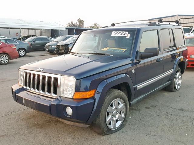 1J8HG582X6C200160 - 2006 JEEP COMMANDER Mavi foto 2