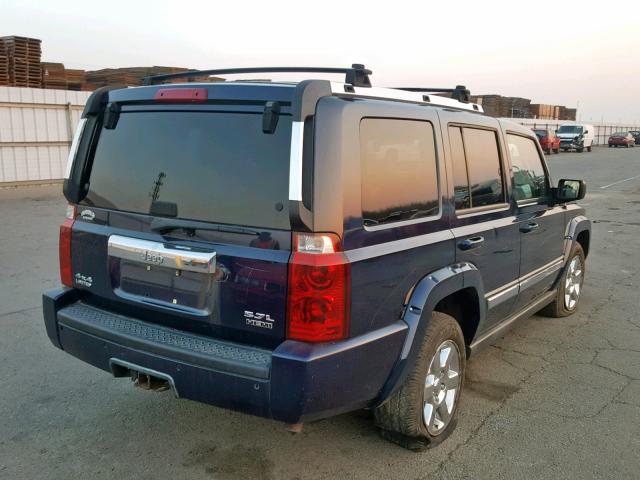 1J8HG582X6C200160 - 2006 JEEP COMMANDER Mavi foto 4