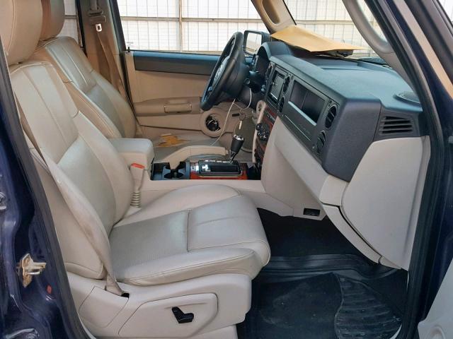 1J8HG582X6C200160 - 2006 JEEP COMMANDER Mavi foto 5
