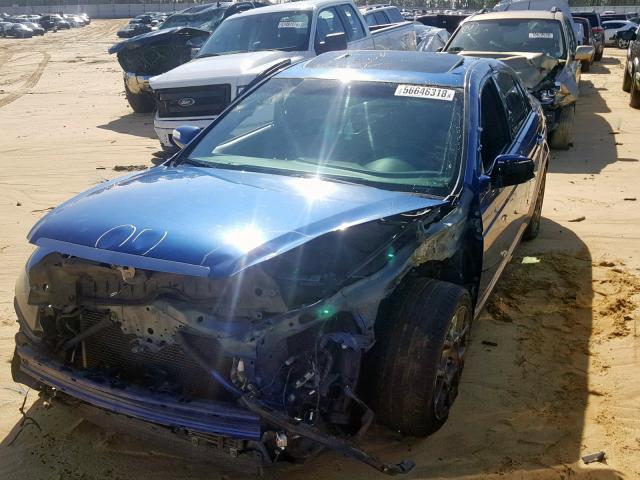 19UUA76558A002117 - 2008 ACURA TL TYPE-S BLUE photo 2