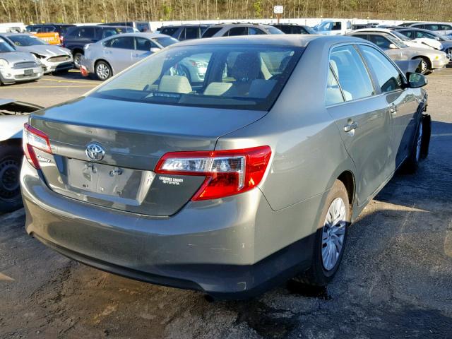 4T1BF1FK6EU818978 - 2014 TOYOTA CAMRY L GRAY photo 4