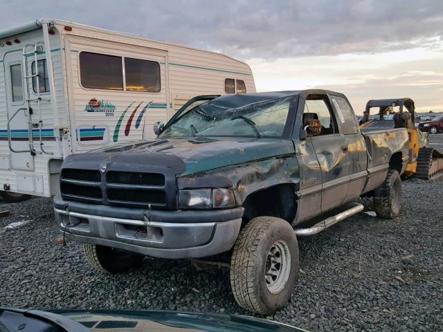 3B7KF23D3VM534938 - 1997 DODGE RAM 2500 GREEN photo 2