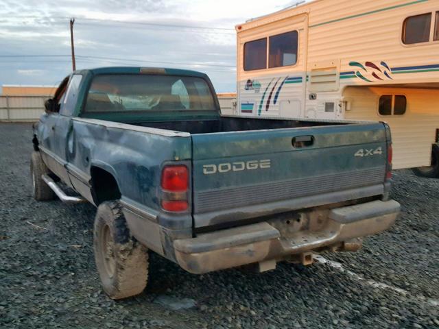 3B7KF23D3VM534938 - 1997 DODGE RAM 2500 GREEN photo 3